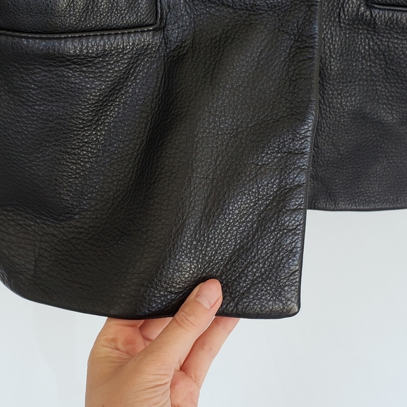 Aritzia inspired Genuine Leather Danier Blazer - Picture 4 of 8